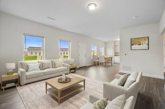 2 Bedroom Living Room Kitchenette