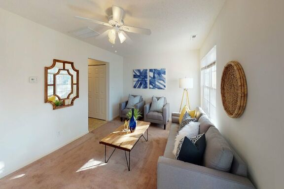 Living room backdoor view